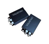 Piceioep Ethernet Video Coax Extender Set for Security Camera Wiring, Up to 2000m Transmission Planning, Two Coax Connectors and RJ45 Port Use