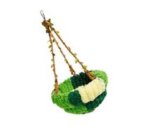 Piceioep Hanging Bird Sleep Bed Plush Hammock for Parrots Relaxation Detachable Washable Cover for Bird Cage Rest Place Winter Warm Sleep Nest