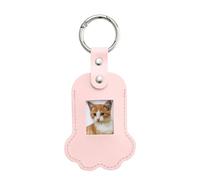 Piceioep Lovely Keepsakes Leather Storage Bag Pet Furs Keychains Attachment for Pet Loss Memorial Jewelry Unique Paws Charm for Furs Keepsakes Creativity