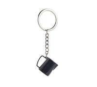 Piceioep Metal Espresso Supply Key Chain Fashionable Miniature Coffee Series Bag Pendant Handmade Keyring For Men And Women