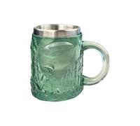 Piceioep Multifunctional Science Fiction Cup Suitable for Coffee Various Beverages Resin and Stainless Steel Mug Science Fiction Mug