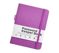 Piceioep Portable Password Organiser Book for Confidential Notes and Management Privacy