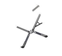 Piceioep Portable X Shaped Computer Stand 5 Height Adjustments Lightweight Aluminum Foldable Design Universals Tablets Laptop Holder X Design Notebook Cooling Stand