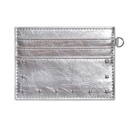 Piceioep Sleekly Korean Themed PU Card Organizers with Durability Construction and Ample Storage Space Cards Case Holder Modern Studded Card Case with Multiple Slots