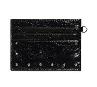 Piceioep Sleekly Korean Themed PU Card Organizers with Durability Construction and Ample Storage Space Cards Case Holder Modern Studded Card Case with Multiple Slots