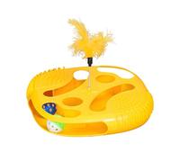 Piceioep Smart Puss Device with Colorful and Elastic Quills for Mental Challenge, Play, Robust Polystyrene Puzzle Puss Toy