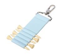 Piceioep Space Saving Golfs Accessory Organizers Detachable Keychains Clip Weather Resistant PU Construction Sport Essential Quickly Access Golf Tees Organizers