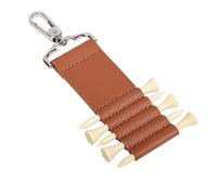 Piceioep Space Saving Golfs Accessory Organizers Detachable Keychains Clip Weather Resistant PU Construction Sport Essential Quickly Access Golf Tees Organizers