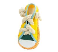 Piceioep Squeaky Shoe Chew Toy with Pull Rope, Interactive Play Breeds and Indoor Fun Biting Resistant Dog Toy