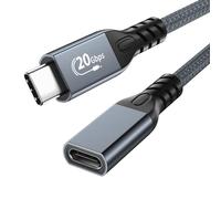 Piceioep Type C Extension Cable for 240W Power 20Gbps Data Transmission 4K Video Mirroring for Home Entertainment USB Type C Cable