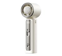 Piceioep USB Rechargeable Small Handheld Cooling Fan 199 Adjustable Speeds and Semiconductor Ice Technology Desk Fan Neck Hanging Handheld
