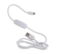 Piceioep USB to Tiny USB Power Cable with Integrated Switches 2 Length for Easy Charging Management of Phones Tablets Fan Light to Tiny Cable with Switches