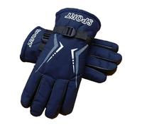 Piceioep Winter Cycling Gloves Full Finger, Lightweight Windproof Snowboard Gloves with Palm Grip for Outdoor Work Driving Cold Weather Snowboard Cycling