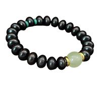 Piceioep Wood Abacus Beads for Adults Adjustable Wristband Natural Texture Relaxation Accessory Wooden Bead