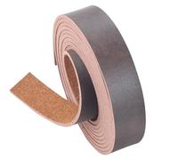 picheng Leather Strap 1 Inches Wide 100 Inches Long Leather Straps,2.6mm Thick Soft Leather Strips for Crafts, Pet Collars, Traction Ropes,Belts (Dark Brown)