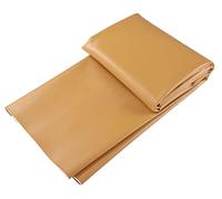 Picheng Vinyl Faux Leather Sheets: Light Brown Smooth Faux Leather Fabric Waterproof 54" x 36" Vinyl Upholstery Leather Soft Synthetic for Upholstery Car, Bags,DIY Crafts (Light Brown)