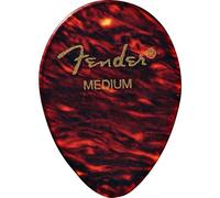 Fender 098-0354-800 354 Shape Picks, 12 Count, Shell, Medium