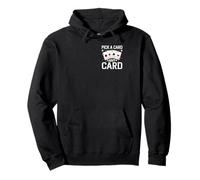 Pick a Card Any Card Playing Cards Minimalist Pullover Hoodie