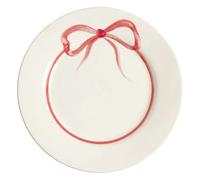 Pick a Poppy - Bow Plate 28 cm, Dark Pink - Dark Pink