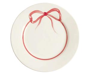 Pick a Poppy - Bow Plate 28 cm, Dark Pink - Dark Pink