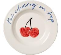 Pick a Poppy - Cherry Tapas Plate 15 cm, Red - Red