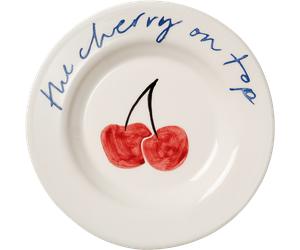 Pick a Poppy - Cherry Tapas Plate 15 cm, Red - Red