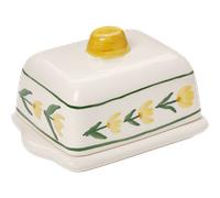 Pick a Poppy - Cottage Flower Butter Tray 11,5 cm - Yellow