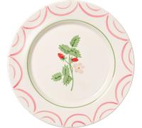 Pick a Poppy - Cottage Flower Dinner Plate Wild Strawberry 28 cm - Red