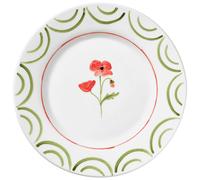 Pick a Poppy - Cottage Flower Plate 28 cm, Red - Red