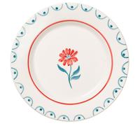 Pick a Poppy - Cottage Flower Side Plate 22 cm, Teal - Teal