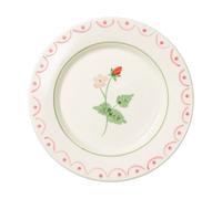 Pick a Poppy Cottage flower Wild Strawberry salad plate Red, 22 cm