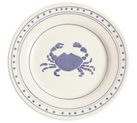 Pick a Poppy - Crab Side Plate 22 cm, Blue - Blue