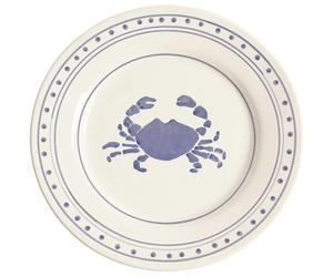 Pick a Poppy - Crab Side Plate 22 cm, Blue - Blue