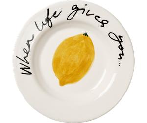Pick a Poppy - Lemon Tapas Plate 15 cm, Yellow - Yellow