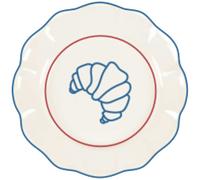 Pick a Poppy - Picnic Side Plate 21 cm, Blue - Blue