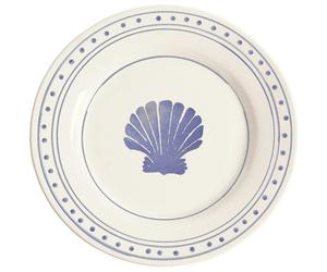 Pick a Poppy - Shell Side Plate 22 cm, Blue - Blue