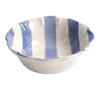 Pick a Poppy - Stripe Bowl 15 cm, Blue - Blue