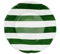 Pick a Poppy - Stripe Plate 28 cm, Green - Green