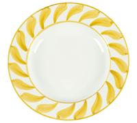 Pick a Poppy - Swirl Deep Plate 22 cm, Yellow - Yellow