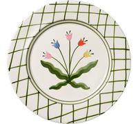 Pick a Poppy - Tulip Dinner Plate Madelen Möllard x Pick a Poppy 28 cm, Green - Green