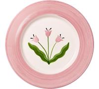Pick a Poppy - Tulip Side Plate Madelen Möllard x Pick a Poppy 22 cm, Pink - Pink