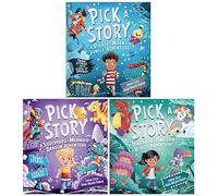Pick a Story Series 3 Books Collection Set (Pick a Story: A Pirate + Alien + Jungle Adventure, A Dinosaur + Unicorn + Robot Adventure & A Superhero + Mermaid+ Dragon Adventure)