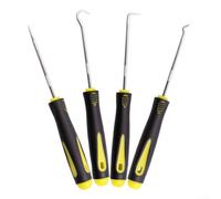 Pick and Hook Tool Collection of 4 Pieces for Automotive Applications Such as Fuse Extraction Wire Separation and Washer Retrieval in Tight Spaces