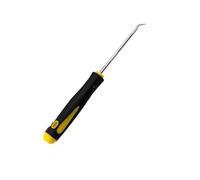 Pick and Hook Tool Set 1pc 160mm Steel and Plastic O Ring Oil Seal Gasket Puller Remover with Straight 45° 90° 135° Hooks for Automotive Repair and Craft Handwork in Yellow and Black(3#)