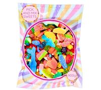 Pick and Mix Sweets Gift Bag - 900g Resealable Pouch - 20+ Different Sweeties - Mixture of Fizzy, Gummy, Sour & Jelly Confectionery - Classic Candy Selection from The Village Sweet Co.