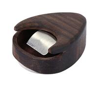 Pick Box, Rose Wood Guitar Pick Box Heart Shaped Paste for Standard