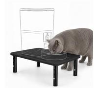 PICK FOR LIFE Automatic Cat Feeder Elevated Stand, 3-level Adjustable