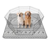 PICK FOR LIFE Reusable Puppy Pads, 2 Pack Washable Puppy Pads, Super Absorbent Leak-Proof and Non-Slip Dog Mat Pee Pads for Dog, Fast Drying Training Pads for Home, Playpens, Crates, Car - 122x122cm