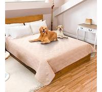 PICK FOR LIFE Waterproof Dog Blanket Bed Cover & Protector, 172x208cm,Brown