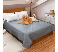 PICK FOR LIFE Waterproof Dog Blanket Bed Cover & Protector, 172x208cm, Grey